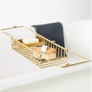 NWT Anthropologie Bumblebee brass bath caddy. Made in India.